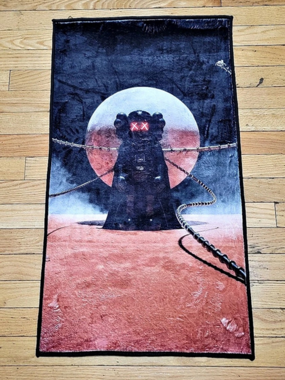 KAWS Style Decorative Floor Mat DARK VADER